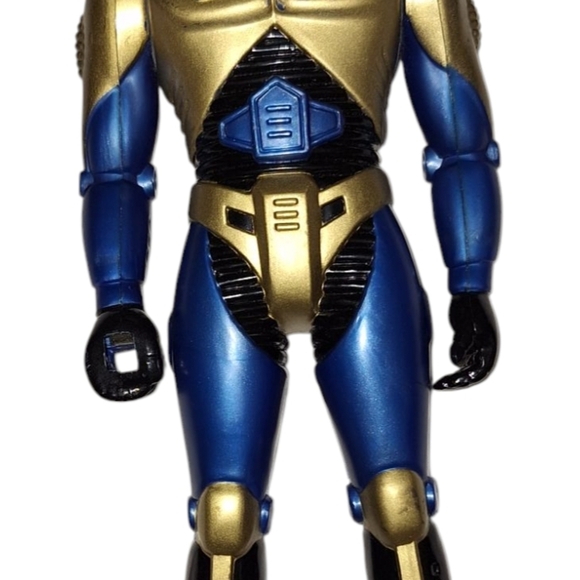 Gold and Blue Action Figure with Light-Up Feature - Picture 2 of 10
